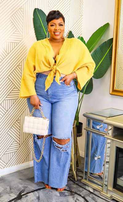 The Bomb Mom | Wide Leg Mom Jeans
